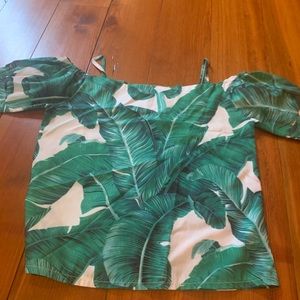 Shein leaf top